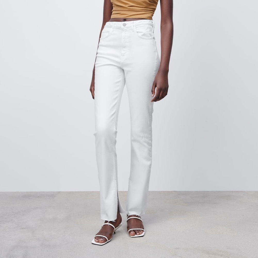 ZARA Z1975 White Jeans